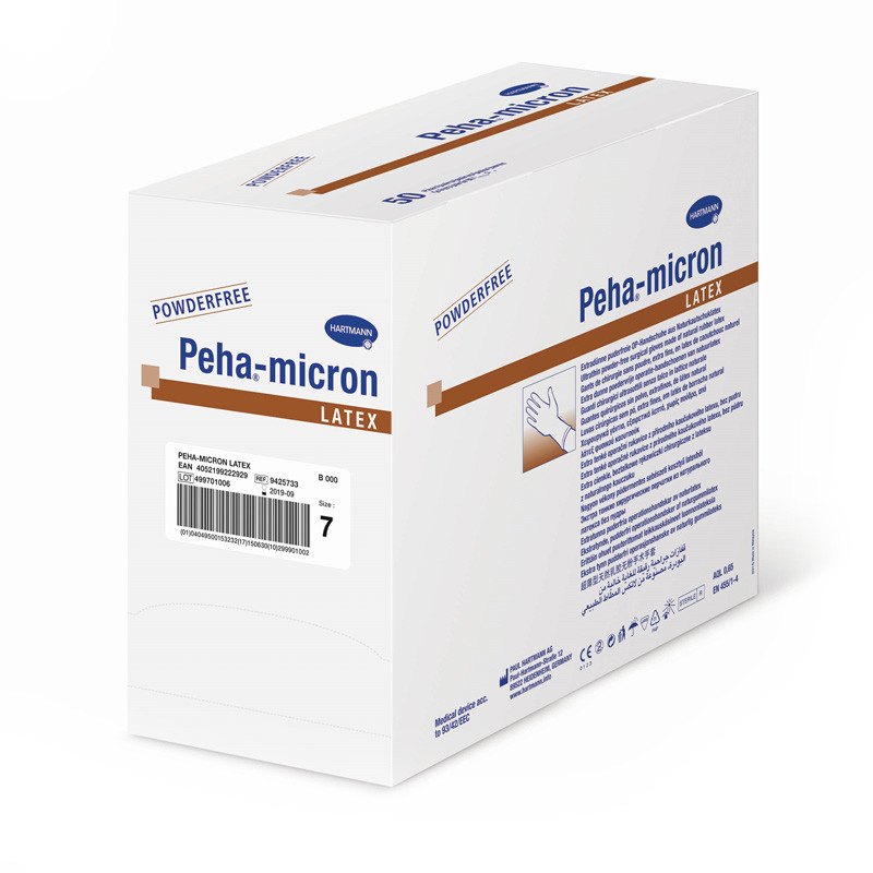 GUANTE PEHA-MICRON LATEX S/POLVO 6,5