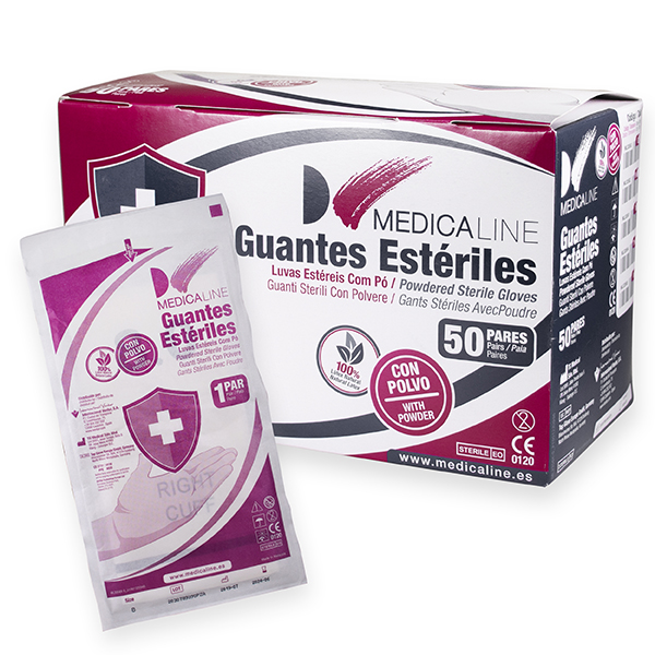 GUANTE ESTERIL C/POLVO TALLA 6