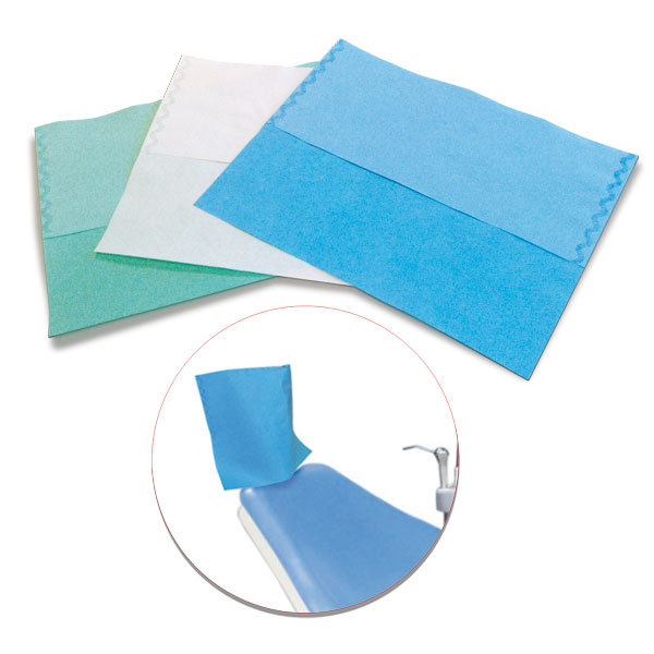 FUNDA REPOSACABEZAS AZUL 28x36cm. 200u. MEDICALINE