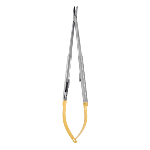 PORTA-AGUJAS CASTROVIEJO PERMA SHARP 18 CM.