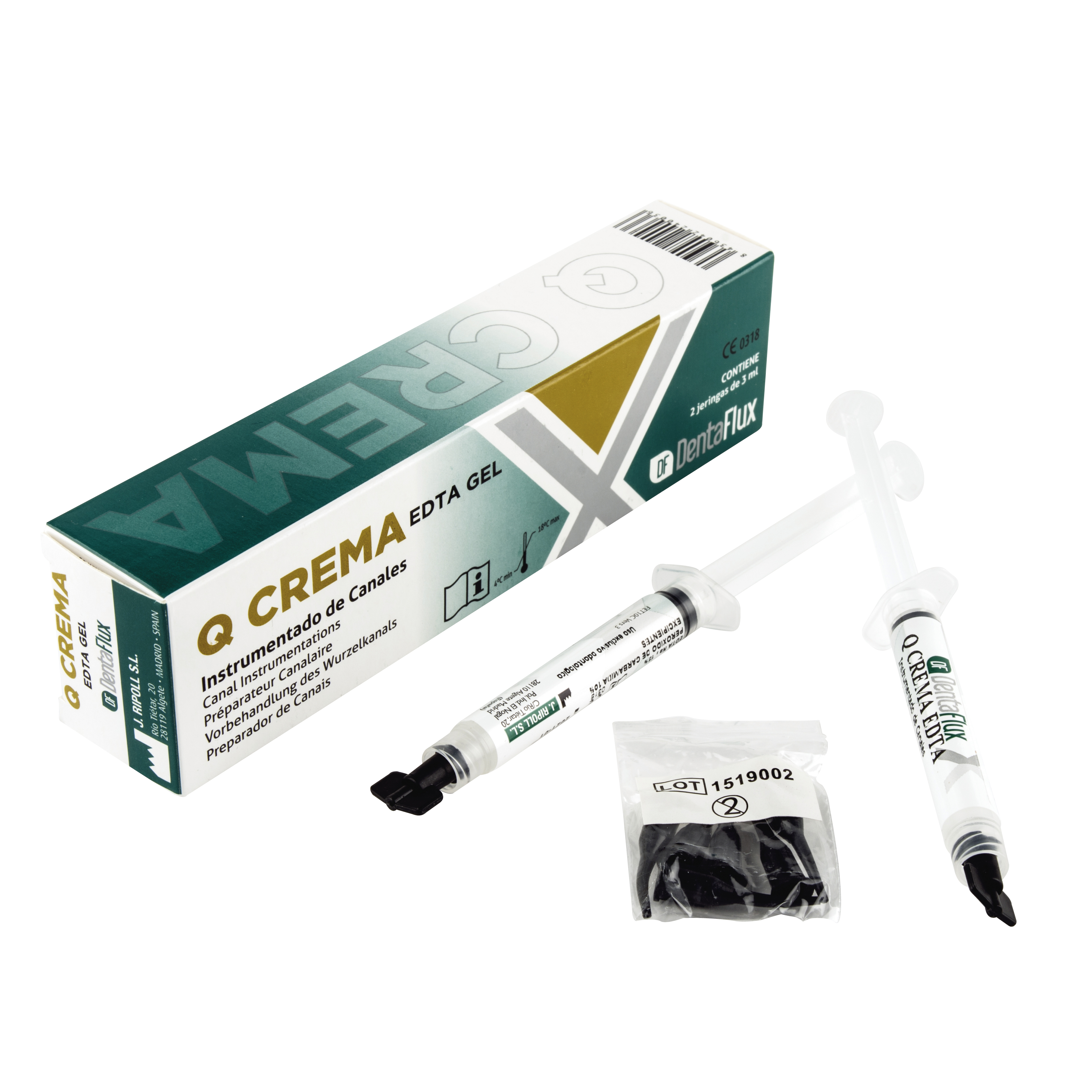 Q-CREMA EDTA (2 JERINGAS)