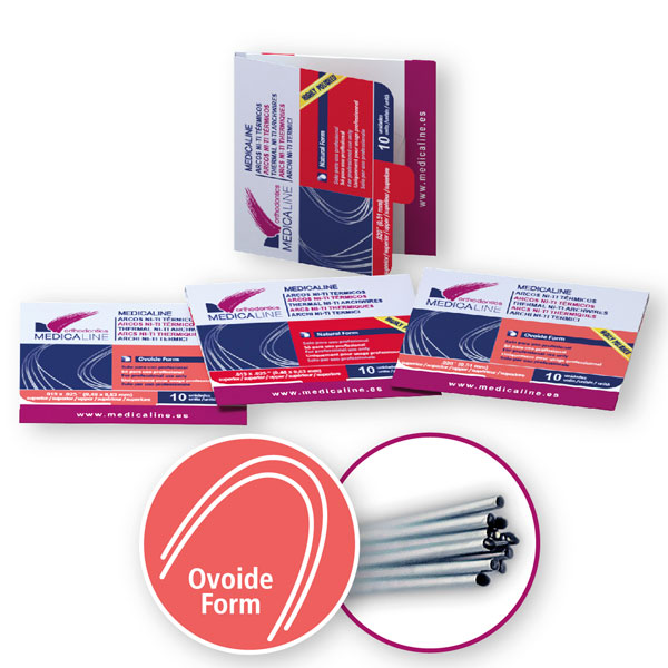 Arco ML NiTi redo sup .012 Ovoide MEDICALINE