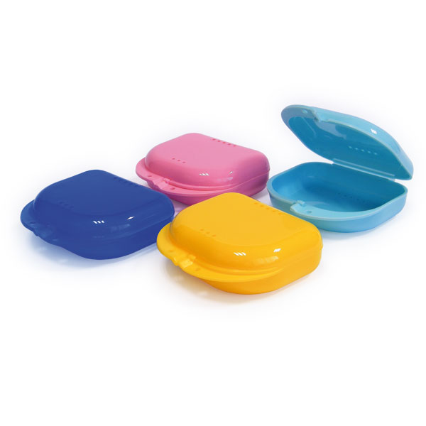 CAJA ORTODONCIA 80X78X28MM. COLORES SDO. 12UDS.