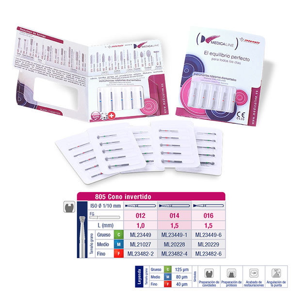 805M-012 FRESA FG DIAMANTE FIG 010 MEDIO 5 U.