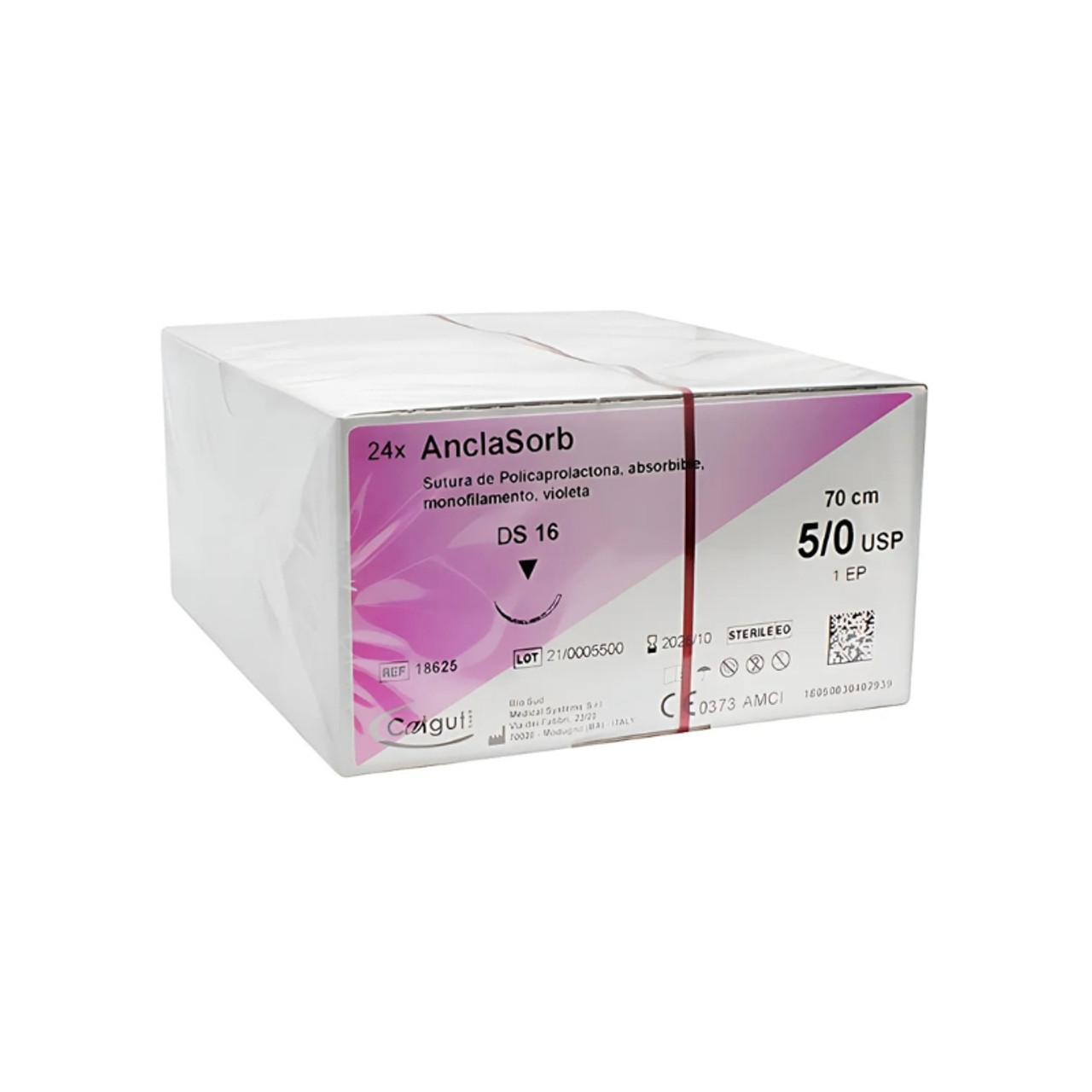 SUTURAS ANCLASORB ABSORBI. MONOF. DE 5/0