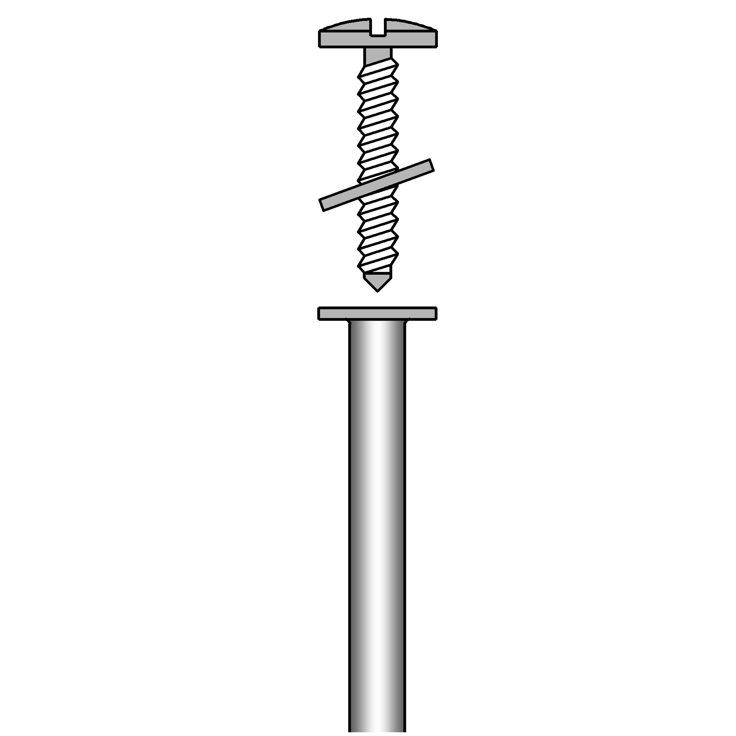 303RS.050.PM MANDRIL TORNILLO 6UDS