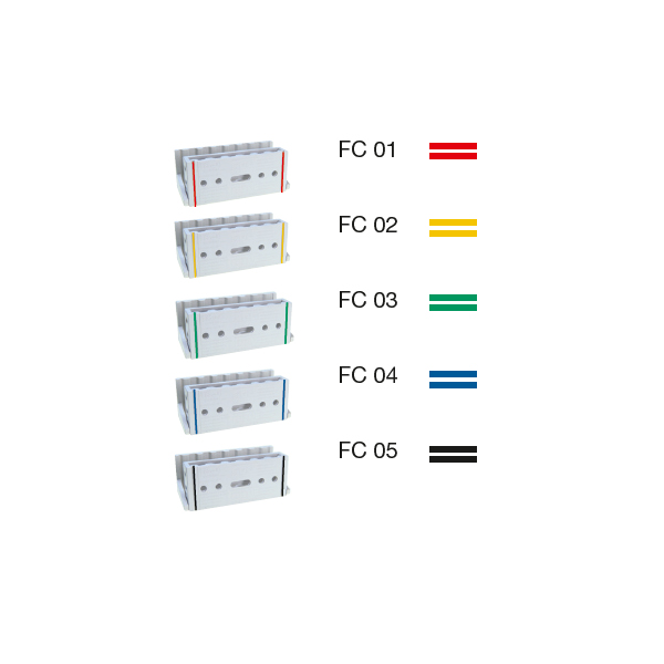 FC01 BANDAS SILICON ROJO