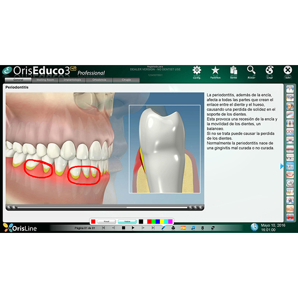 ORISEDUCO 3 HD MODULO ORTODONCIA