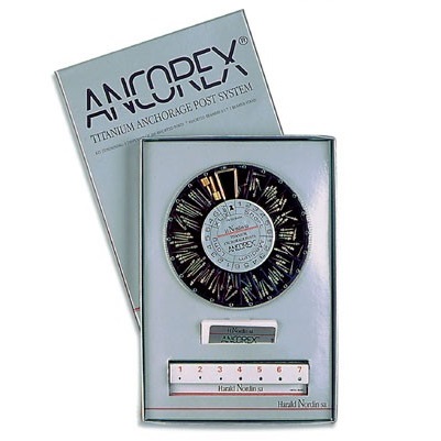 TORNILLOS ANCOREX TITANIO ESTUCHE