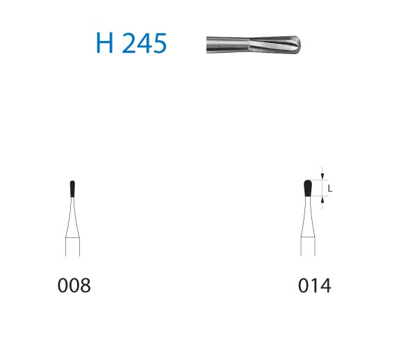 FRESAS F.G. H245-314-008 TUNGSTENO