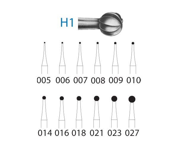 FRESAS C.A. H1-204-012-K TUNGSTENO