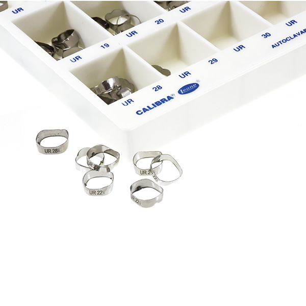 BANDAS LISAS ANATOMICAS CALIBRA PRIMEROS MOLARES SUPERIORES - UR01